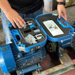 Laser alignment & vibration analysis test for rotating equipments